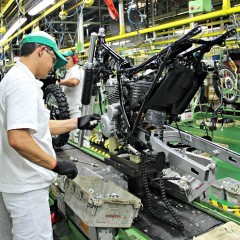 Produção de motocicletas reage em agosto